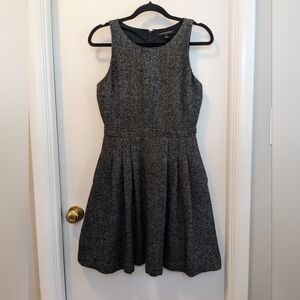 Banana Republic Black and Gray A-line Dress